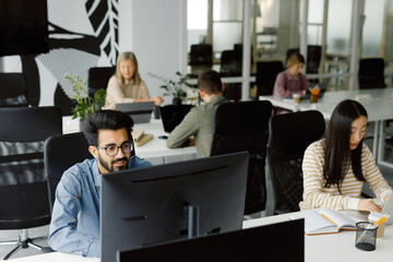 Colleague office online career device company staff