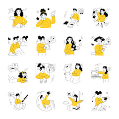 Bundle of Dreams Hand Drawn Illustrations 