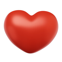 3d cartoon heart shape bubble chat