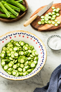 Zucchini savory tart