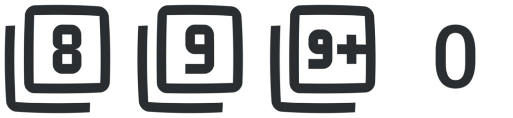 Set of 4 icons Image. Line icons collection. Outline isolated signs. for mobile and web. Big UI icon set. Vector illustration