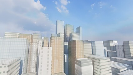 Plakat city skyline