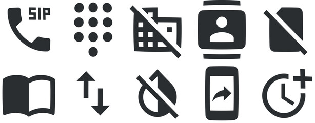 Set of 10 icons Text Editor. Modern thin line icons. Simple Set. Linear symbols set. Big UI icon set in a flat design. UX UI
