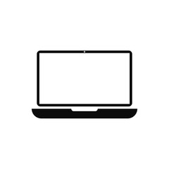 Laptop Notebook  icon on white background