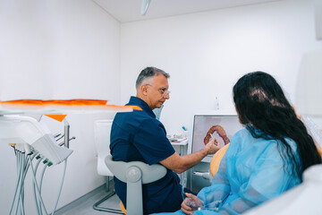 Dental diagnose of 3D scan