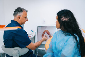 Dental diagnose of 3D scan