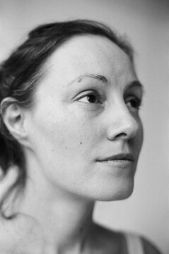 Natural woman portrait wb