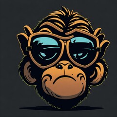 Obraz premium NFT of a monkey