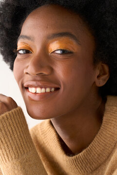 smiling makeup studio potrait