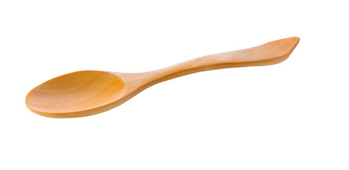wood spoon on transparent png