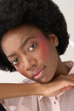 gloss cheek blush makeup