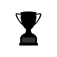 Trophy. Simple icon Flat style element for graphic design star