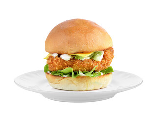 white plate on transparent png