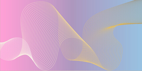 abstract background with waves