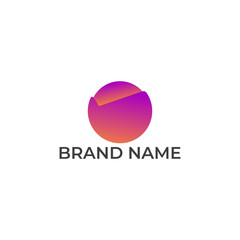 ABSTRACT ILLUSTRATION CIRCLE GRADIENT COLOR, TECH LOGO ICON MODERN SIMPLE TEMPLATE DESIGN VECTOR