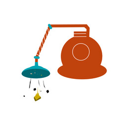 Vacuuming linear icon. Electronic household appliance for convenient home cleaning. Housekeeping thin line customizable illustration.