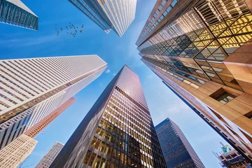 Fototapete Toronto Scenic Toronto financial district skyline and modern architecture