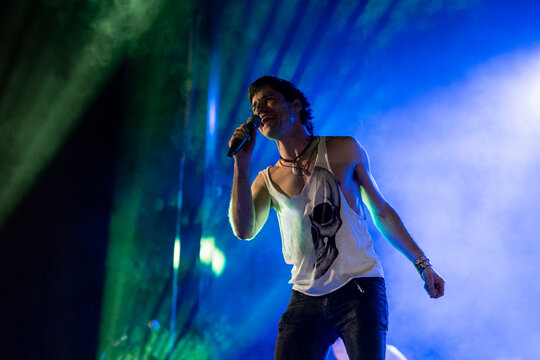 Singer at a concert