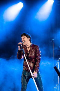 Singer at a concert