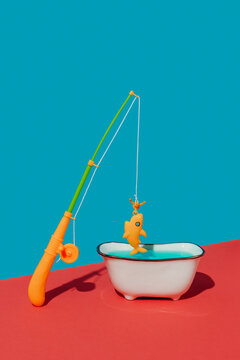 fishing in a bathtub
