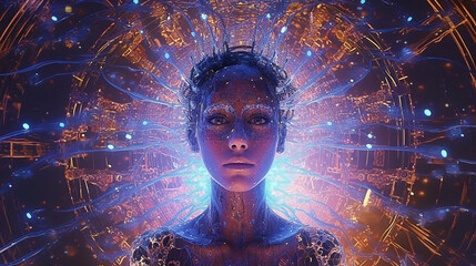 Digital Euphoria: AI in a Virtual Dreamscape