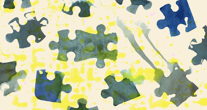 Jigsaw pieces