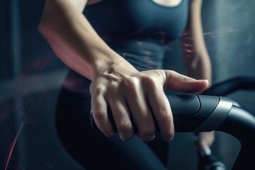 Fitness Enthusiasts Sweating It Out: A Dynamic Gym Workout Session, generative AI