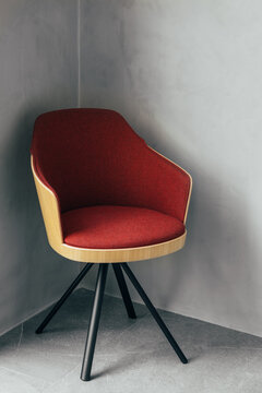 Wooden chair in a room