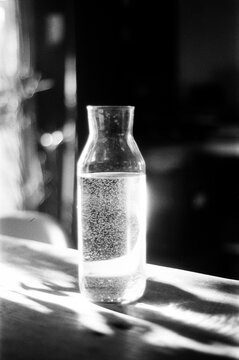 A bottle of water 