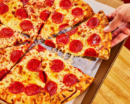 Hand Pulling A Slice