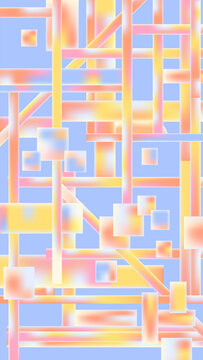 Abstract background illustrations of various lines and geometric shape