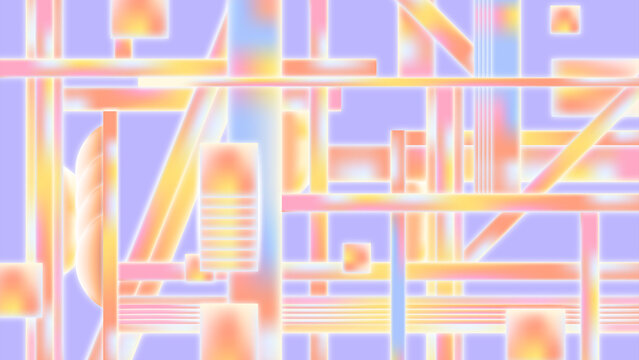 Abstract background illustrations of various lines and geometric shape