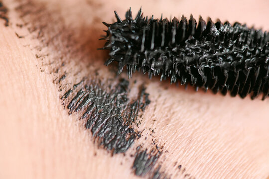 Black Mascara Texture