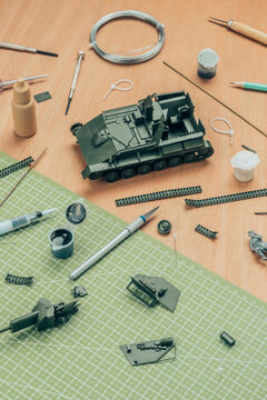 self-propelled howitzer scale mode