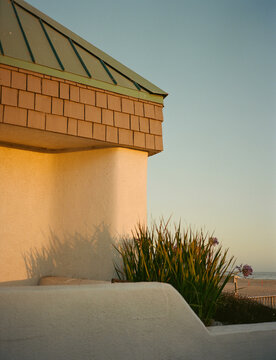 Sunset Glow on Building