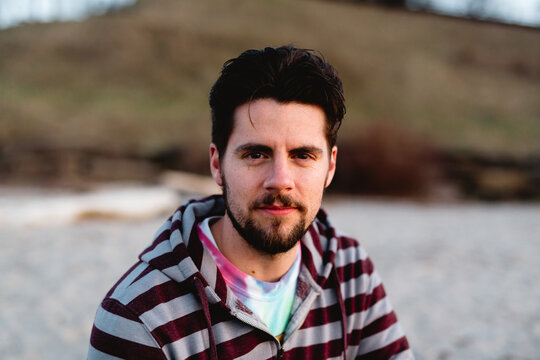 Portrait of a bearded man