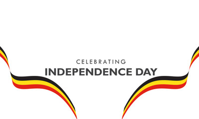 Belgium national day greeting card, banner with template text vector illustration. Belgian memorial holiday