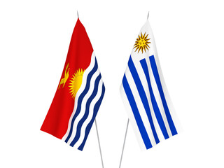 Oriental Republic of Uruguay and Republic of Kiribati flags