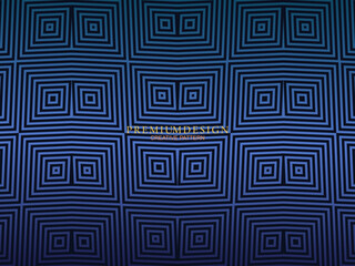 Premium background design with diagonal dark blue stripes pattern. Vector horizontal template, for digital lux business banner, contemporary formal invitation, luxury voucher, gift certificate, etc.