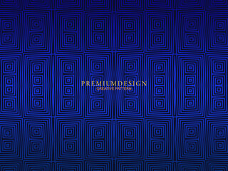 Premium background design with diagonal dark blue stripes pattern. Vector horizontal template, for digital lux business banner, contemporary formal invitation, luxury voucher, gift certificate, etc.
