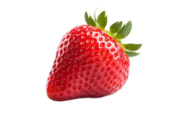 Strawberry Juicy and Vibrant Fruit. Generative AI