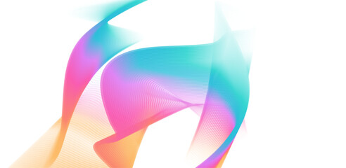 Abstract wave lines. Liquid color shapes.