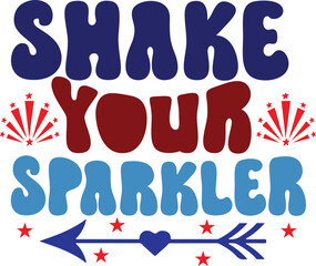 Retro 4th of July SVG design cut files