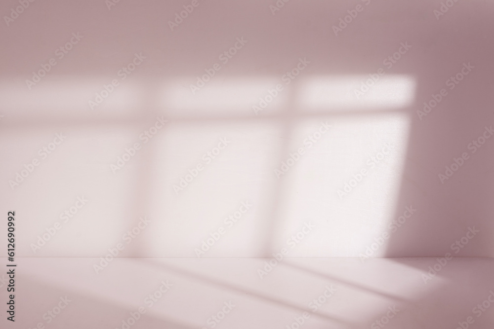 Aufkleber display room with window shadow overlay
