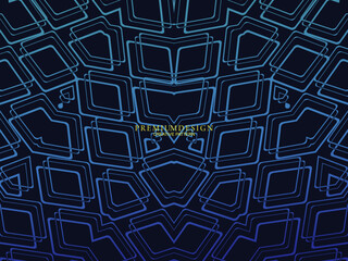 Premium background design with diagonal dark blue stripes pattern. Vector horizontal template, for digital lux business banner, contemporary formal invitation, luxury voucher, gift certificate, etc.