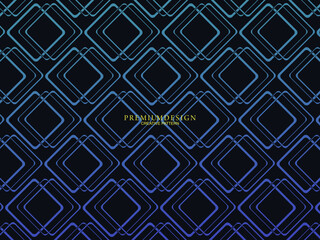 Premium background design with diagonal dark blue stripes pattern. Vector horizontal template, for digital lux business banner, contemporary formal invitation, luxury voucher, gift certificate, etc.