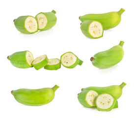 banana isolated on white background