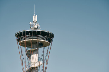 Kashubian Eye is a 44 meters high observation tower in Gniewino, Poland. Viewing tower in Gniewino.