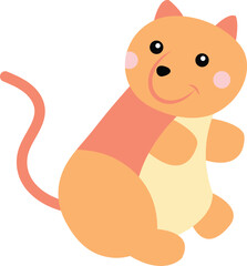 Cartoon animal vector image