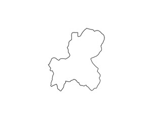 岐阜県　シンプル地形地図